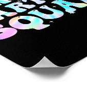 Kindergarten-Squad-Lehrer-Kinder-Tie-Dye-Ck-zur-Sc Poster (Ecke)