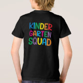 Kindergarten Squad - Lehrerin zurück zum Schulgesc Tri-Blend Shirt (Rückseite)