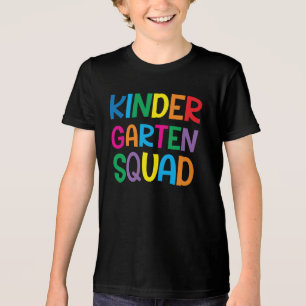 Kindergarten Squad - Lehrerin zurück zum Schulgesc Tri-Blend Shirt