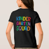 Kindergarten Squad - Lehrerin zurück zum Schulgesc Tri-Blend Shirt (Rückseite)