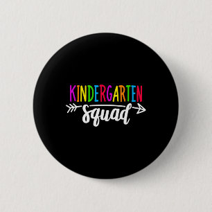Kindergarten Squad T-Shirt Lehrer zurück zur Schul Button