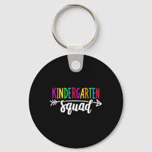 Kindergarten Squad T-Shirt Lehrer zurück zur Schul Schlüsselanhänger