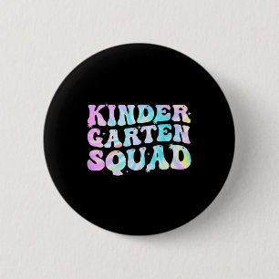 Kindergarten Squad Teacher Kids Gefärbte Krawatte Button