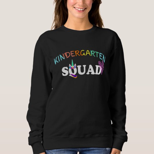 Kindergarten Squad Unicorn Kindergarten Sweatshirt (Vorderseite)