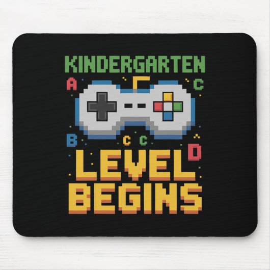 Kindergarten-Stufe beginnt Videospieler Ck zur Sch Mousepad (Vorne)