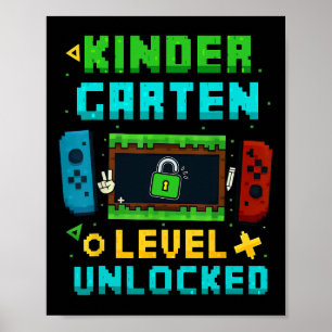 Kindergarten-Stufe freigeschaltet Ck Zur Schule Pi Poster