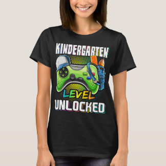 Kindergarten-Stufe freigeschaltetes Videospiel Byc T-Shirt