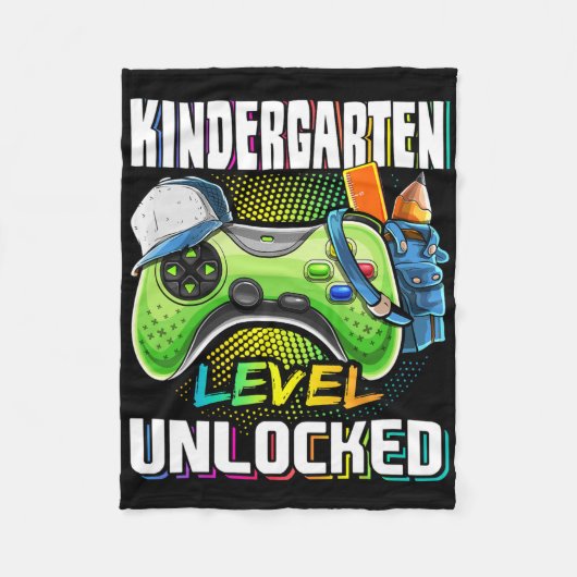 Kindergarten-Stufe freigeschaltetes Videospiel Ck Fleecedecke (Vorderseite)