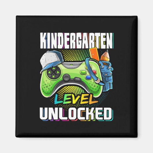 Kindergarten-Stufe freigeschaltetes Videospiel Ck Magnet (Vorne)