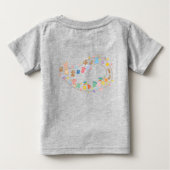 Kindergarten Süssen - ABC Animal Friends Baby T-shirt (Rückseite)