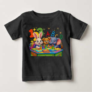 Kindergarten Süssen - ABC Animal Friends Baby T-shirt