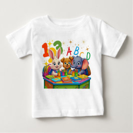 Kindergarten Süssen - ABC Animal Friends Kinderkin Baby T-shirt