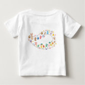 Kindergarten Süssen - ABC Animal Friends Kinderkin Baby T-shirt (Rückseite)