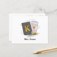 Kindergarten Teacher Black Notebook Kaffee Custom