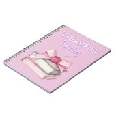 Kindergarten Teacher Pink Custom Notizblock (Linke Seite)