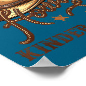 Kindergarten Teacher Rodeo Cowboy Western Howdy Ki Poster (Ecke)