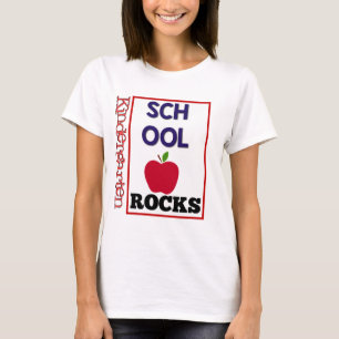 Kindergarten Teacher School Rocks T - Shirt