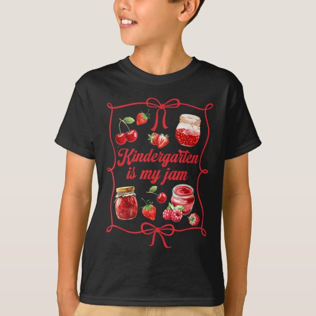 Kindergarten Teacher Squad Strawberry Kindergarten T-Shirt (Vorderseite)