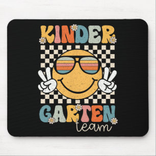 Kindergarten-Team Retro-Vintage Zurück zur Schule Mousepad