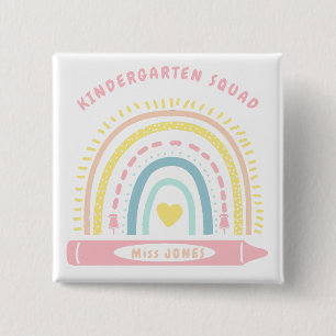 Kindergarten Team Squad Lehrer zurück zur Schule Button