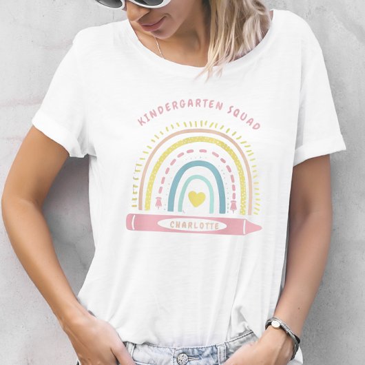 Kindergarten Team Squad Lehrer zurück zur Schule T-Shirt