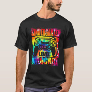 Kindergarten-Tie-Dye-Back-to-School-Stufe freigesc T-Shirt