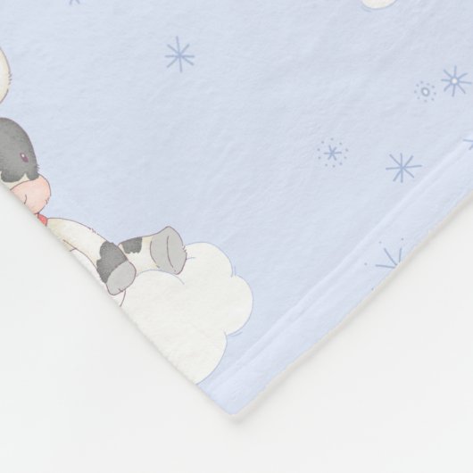 Kindergarten-Tiere Fleecedecke (Ecke)