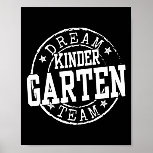 Kindergarten Traumteam Kindergarten-Geschenke für  Poster