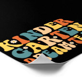 Kindergarten Traumteam zurück in die Schule Poster (Ecke)