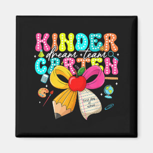 Kindergarten Traumteam Zurück zur Schule Lehrer Ju Magnet