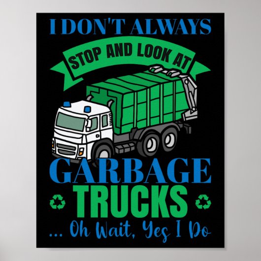 Kindergarten Truck Earth Day Poster (Vorne)