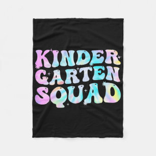 Kindergarten-Trupp Lehrer Kinder Tie Dye Ck Zur Sc Fleecedecke