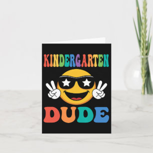 Kindergarten Typ 1. erster Schultag Karte