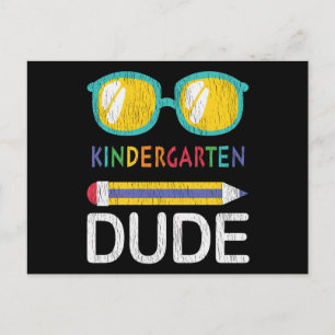 Kindergarten-Typ erster Schultag Kinder-Geschenk Postkarte