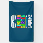 Kindergarten Typ erster Tag Zurück Banner (Vertikal)