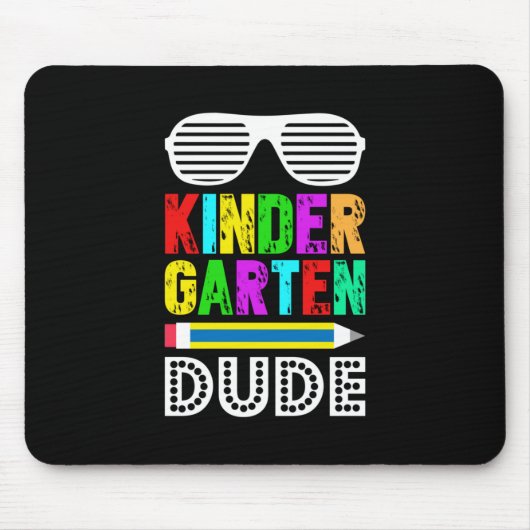 Kindergarten Typ erster Tag Zurück Mousepad (Vorne)