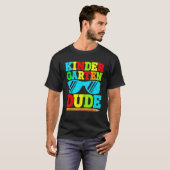 Kindergarten Typ Funny Pencil First Day School Bl T-Shirt (Vorne ganz)