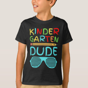 Kindergarten-Typ Spaß Bleistift Erster Schultag Bl T-Shirt