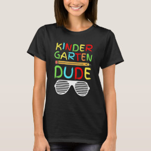Kindergarten Typ Stift Schulfarben am ersten Tag T-Shirt