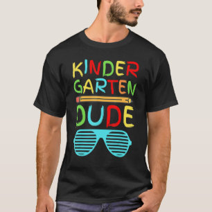 Kindergarten Typ Stift Schulfarben am ersten Tag T-Shirt