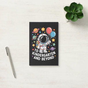 Kindergarten und darüber hinaus Astronaut Weltraum Post-it Klebezettel
