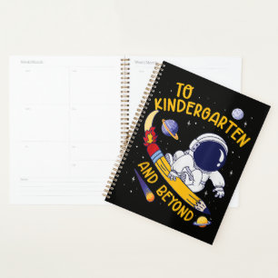 Kindergarten und darüber hinaus Astronaut Zurück z Planer