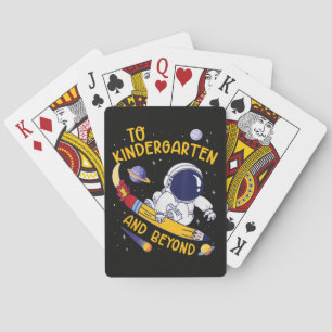 Kindergarten und darüber hinaus Astronaut Zurück z Spielkarten