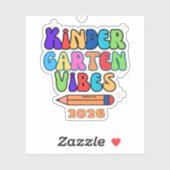 Kindergarten Vibes Kids Aufkleber (Blatt)
