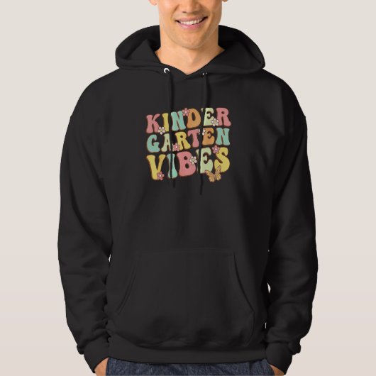 Kindergarten Vibes - Kinder Crew Retro First Day o Hoodie (Vorderseite)