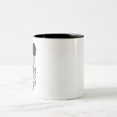 Kindergarten Vibes nur zurück zur Schule Zweifarbige Tasse (Mittel)