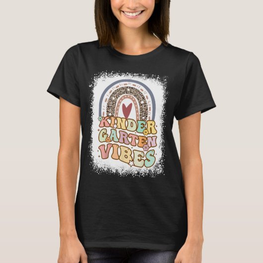 Kindergarten Vibes Shirt, Kindergarten Lehrer T-Shirt (Vorderseite)