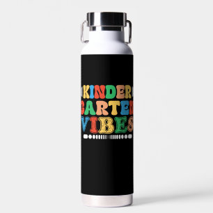 Kindergarten Vibes Zurück zu Schüler Trinkflasche