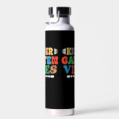 Kindergarten Vibes Zurück zu Schüler Trinkflasche (Rechts)