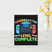 Kindergarten Vollständiger Abschluss Cl 2025 Boy Karte (Gelbe Blume)